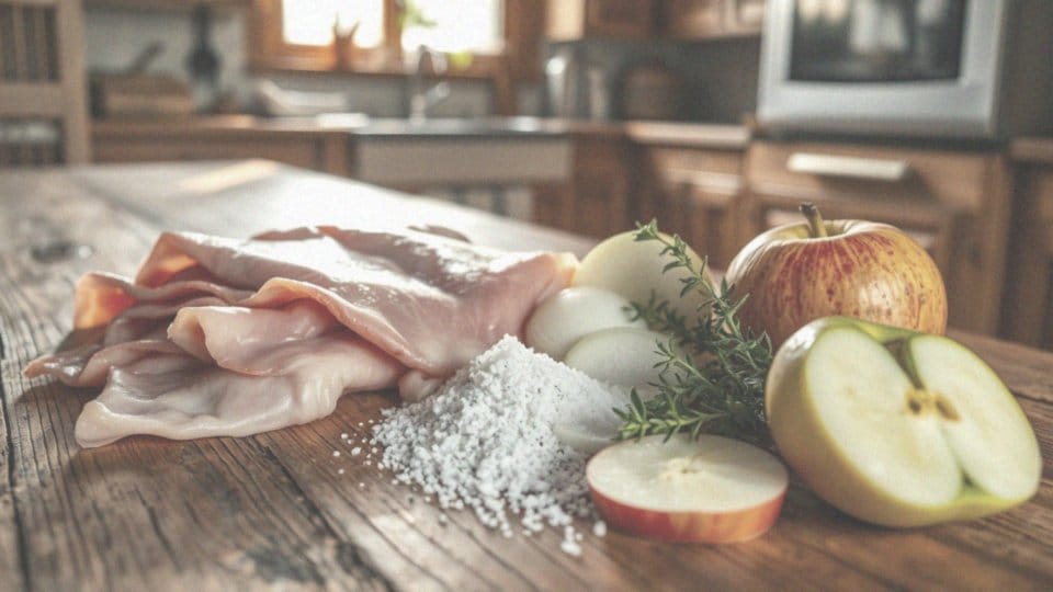 Jakie są składniki niezbędne do zrobienia skwarek z boczku?