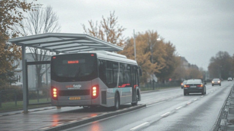 Jak zapewnić bezpieczeństwo podczas wyjazdu autobusu z przystanku?
