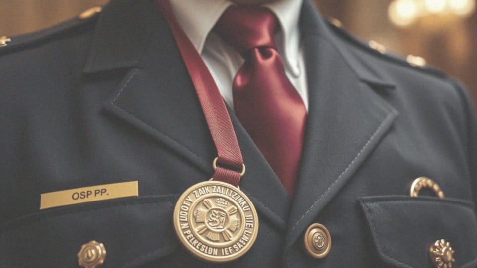 Jak nosić Złoty Znak Związku OSP RP?