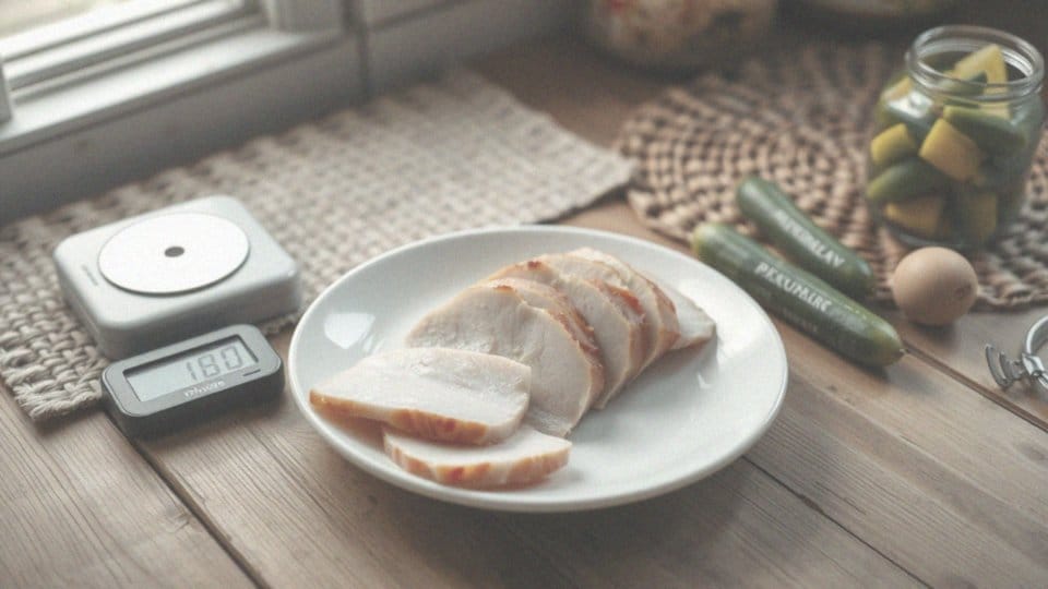 Ile kalorii ma 150 g szynki wieprzowej?