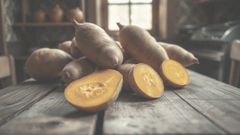 Jakie są zmiany w kolorze batata?