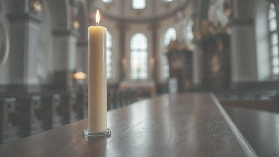 Jakie zastosowanie ma świeca o wysokości 50 cm w liturgii?