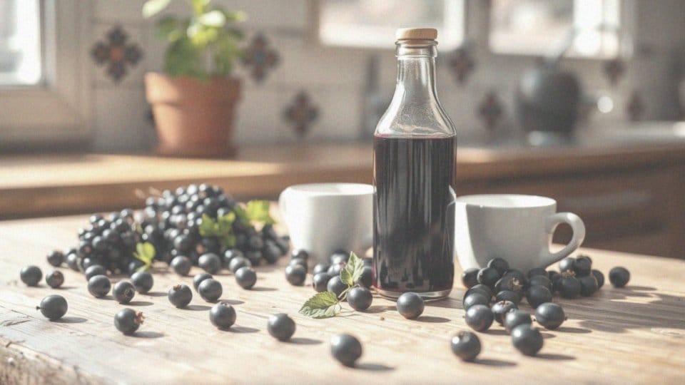 Jakie właściwości zdrowotne ma syrop z czarnej porzeczki?