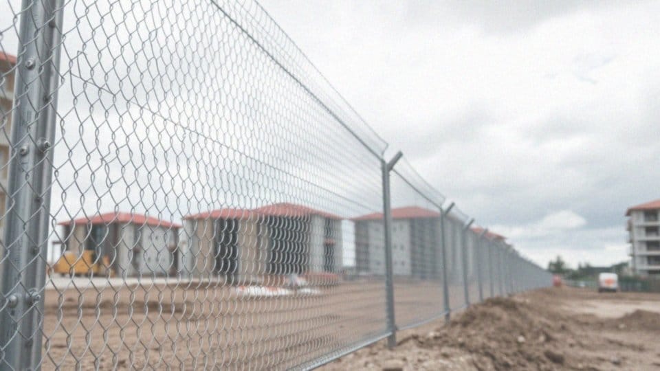 Jakie są cechy ogrodzenia budowlanego o wysokości 120 cm?