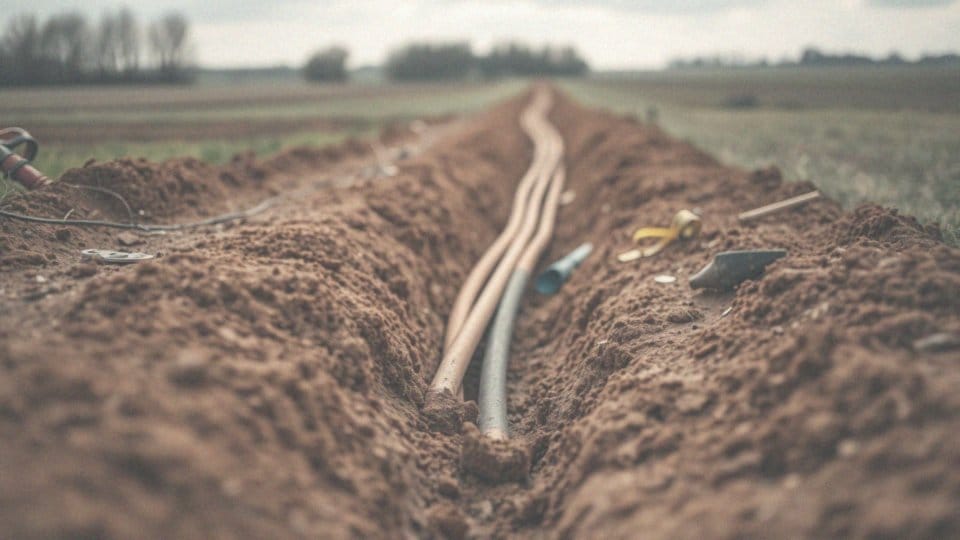 Jakie są możliwości układania przewodu OW w ziemi?