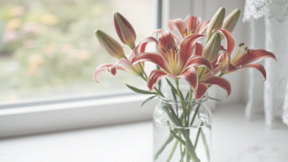 Jak pielęgnować lilie w wazonie? Porady na dłuższą świeżość